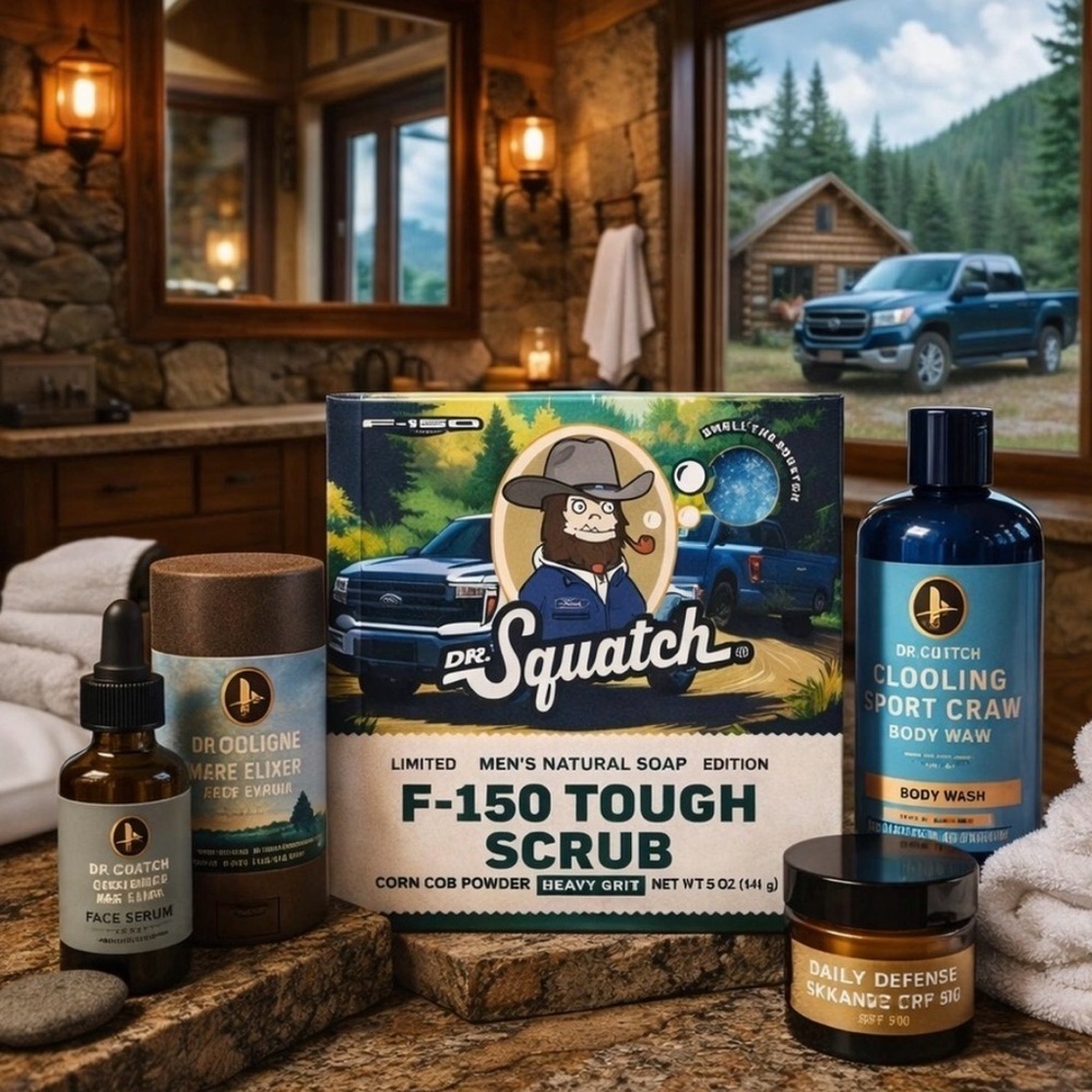 Dr. Squatch F-150 Tough Scrub Soap  New in Box Limited Edition
